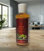 KLC Mart Herbal Hair Oil with Bhringraj, Amla & Onion – Natural Hair Growth & Strengthening Oil (200ml)