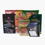KLC Combo Products (Red Chili,Haldi,Dhania 200gm, Khushi Tea 250gm, Garam Masala 50gm, Chat Masala 100gm, Solar Power LED Light)  Free  Mobile Anti Radiation Chip  Navratre Offer