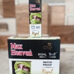 Max Heaven Waterproof Kajal | Long Lasting Kohl Kajal for Deep Black Eyes 12 piece packing